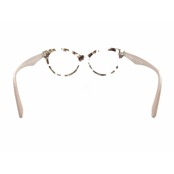 Prada VPR 11R ROJ-1O1 Tortoise Pink Brown Eyeglasses Frames 52-17 140 Italy - Picture 5 of 12